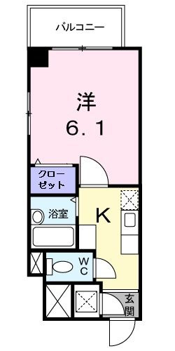 パルテノンの間取り|間取りです。