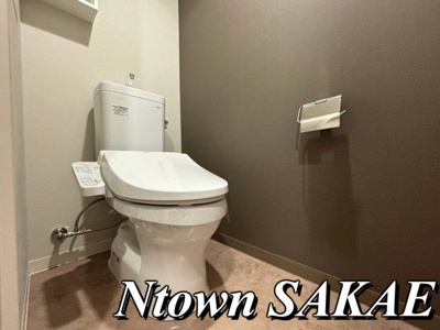 【トイレ】 | アクアコート大曽根 | 清潔感のあるトイレです
