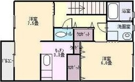 ヴィラ・クローバーの間取り