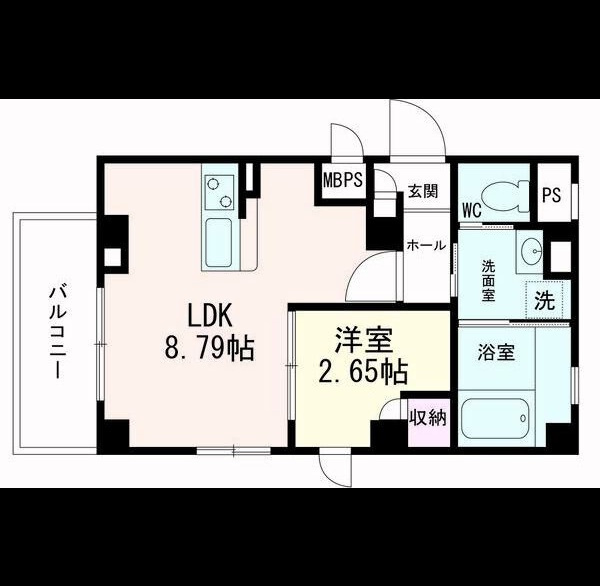 ラシーネ錦町の間取り
