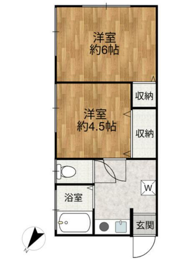 恵山荘の間取り