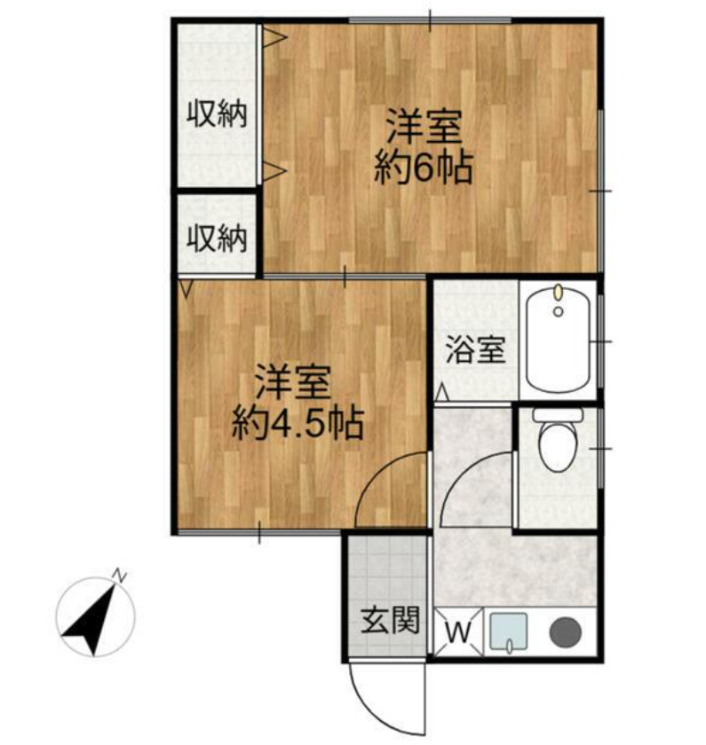 恵山荘の間取り