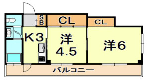 マンション富士の間取り