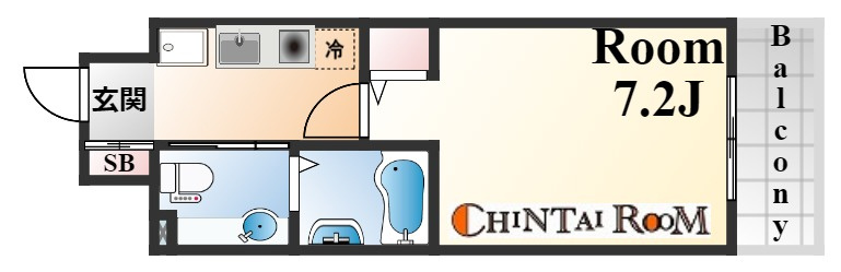 アロハ三宮の間取り