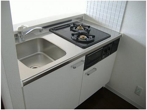 神戸市灘区友田町３丁目の賃貸マンションのキッチン
