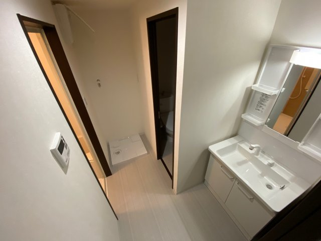 神戸市灘区琵琶町３丁目の賃貸マンションの洗面所