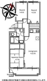 エクレールひばりが丘の間取り