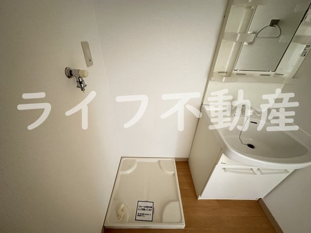 パトラYの洗面所|広い洗面スペース