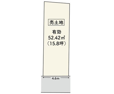 【土地図】 | 松ヶ崎正田町　新築戸建【建築条件付き土地】
