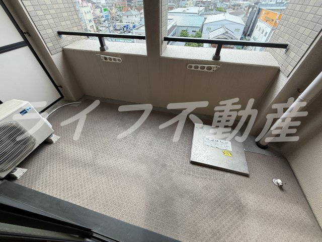 サンフィエルト吉田のバルコニー|陽当たり良好なバルコニーです