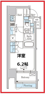 【間取り】 | パークアクシス菊川ステーションイースト
