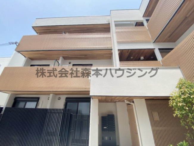 【外観】 | 　キャルムコート交野2番館 | きれいな外観です