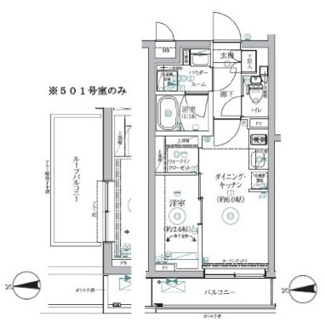 【間取り】 | RELUXIA三軒茶屋