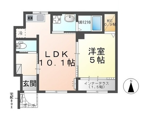 【間取り】 | ベル・ルミエール【名古屋市賃貸・各戸専用宅配ボックス】