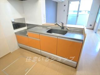 クレエルＫ　Ｃ棟のキッチン|床下収納あり