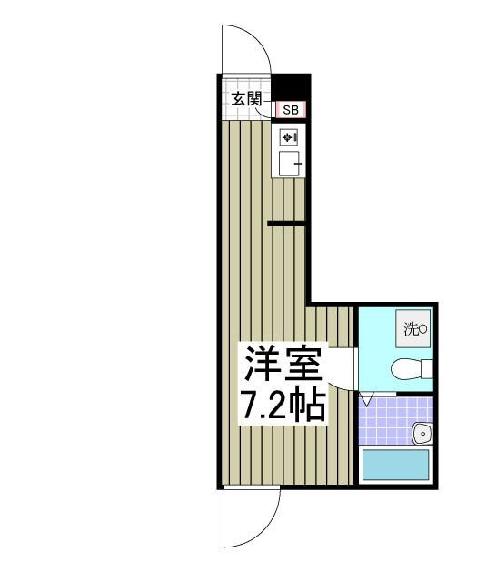 メゾンアルピナ北千住の間取り|間取りです。