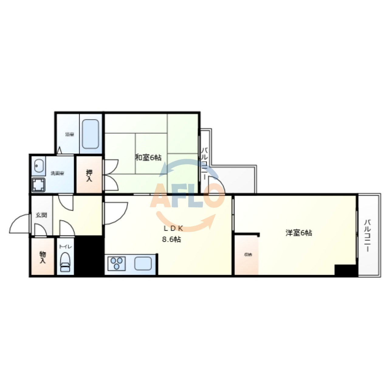 ストークマンション内本町の間取り|ストークマンション内本町　間取り