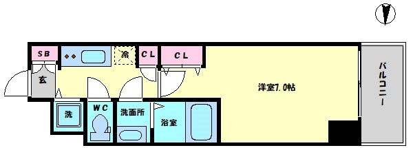 エスリード大手前の間取り|エスリード大手前　間取り