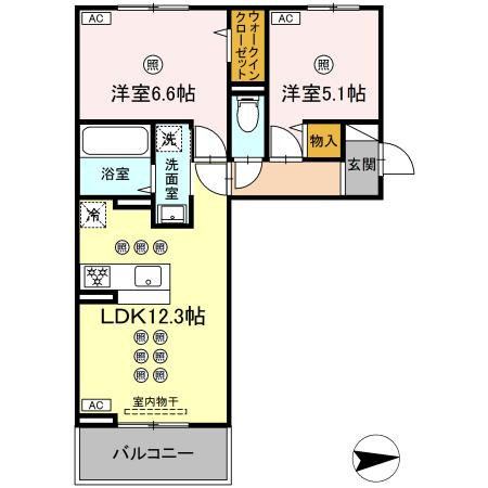 【間取り】 | トリシア上中野