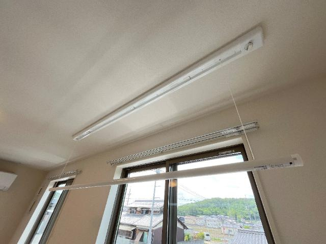 ニューページの設備|室内物干し