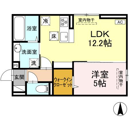 【間取り】 | D-ROOM西長瀬