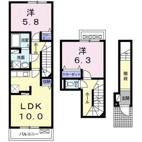 【間取り】 | ショコラ　オリーブ