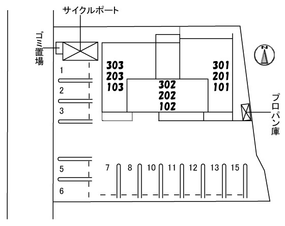 【駐車場】 | ベレオ花尻