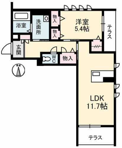 【間取り】 | グランマスト今 A棟