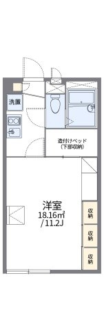 【間取り】 | レオパレスＯｋｕｒａ