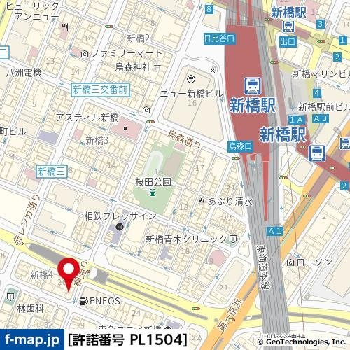 フェニックス新橋弐番館の地図