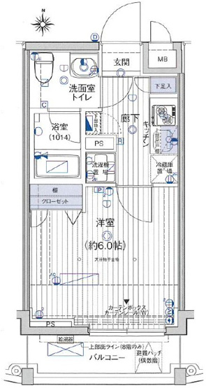 【間取り】 | ヴァレッシア池袋シティ