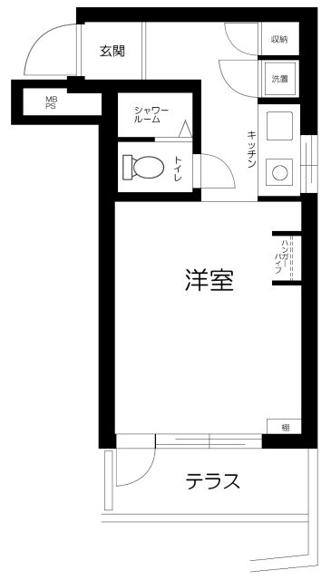 ラミアール都立大の間取り