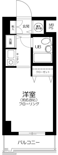 リバティー多摩川の間取り