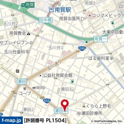 【地図】 | ＰＡＳＨＡ用賀