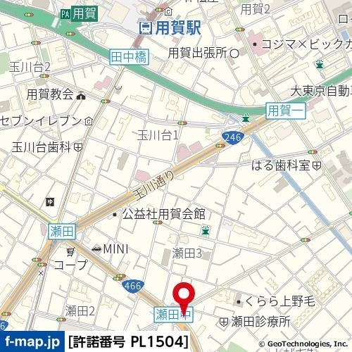 【地図】 | ＰＡＳＨＡ用賀