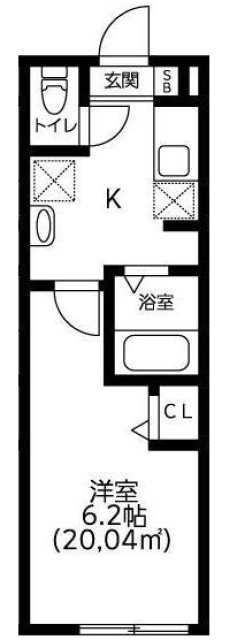ブラン堀切菖蒲園の間取り|間取りです。