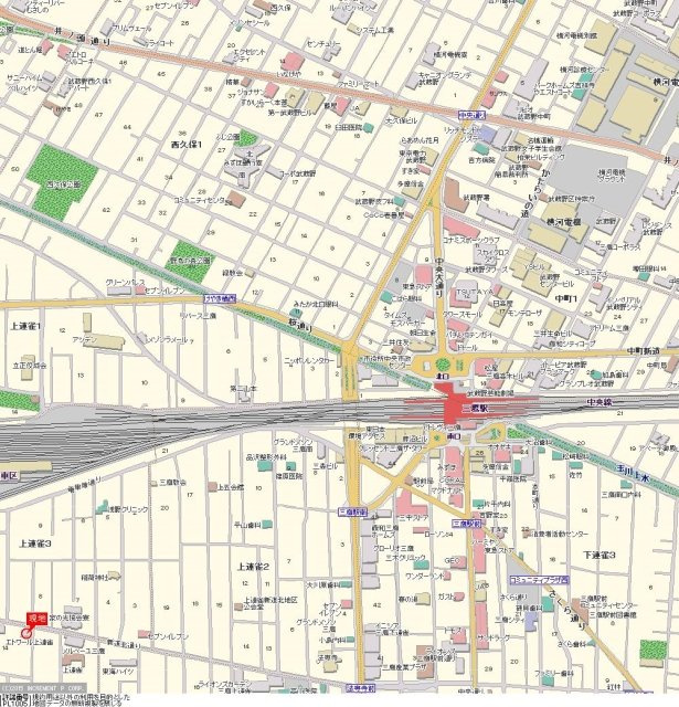 エトワール上連雀の地図