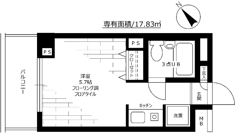 ホーメストプラザ十日市場西館の間取り