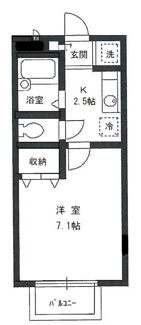 【間取り】 | エスティハウス代沢Ａ棟 | 間取りです。
