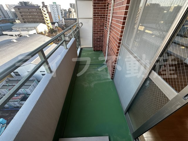 ミフネセントラルベア荒本のバルコニー|落ち着いた時間を過ごせるバルコニーです