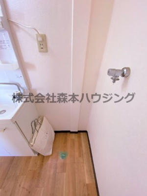【設備】 | 　石橋ハイツB | 室内洗濯機置き場です