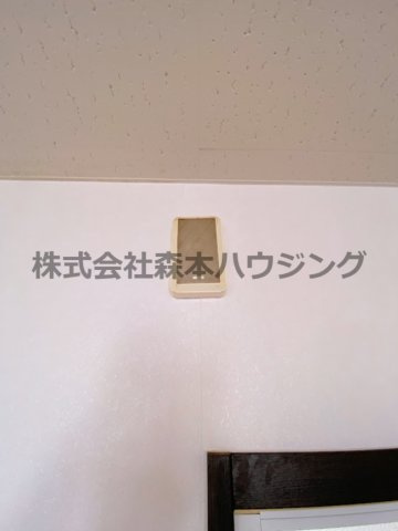 【セキュリティ】 | 　石橋ハイツB | 玄関チャイムです