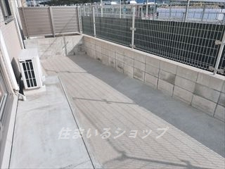 セジュール長居　D棟の庭|便利な専用庭