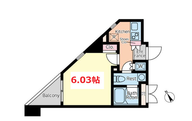 【間取り】 | CQレジデンス多摩川 | 間取り