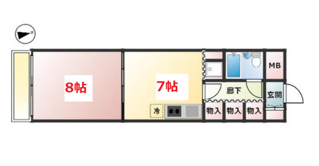 【間取り】 | 日興パレス羽田PARTⅡ | 間取り