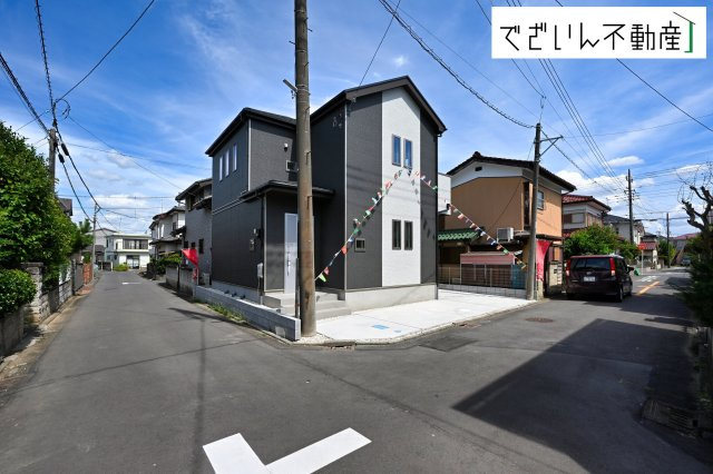 【前面道路含む現地写真】 | 北本市西高尾第１　新築住宅 | 現地(2026年8月撮影)