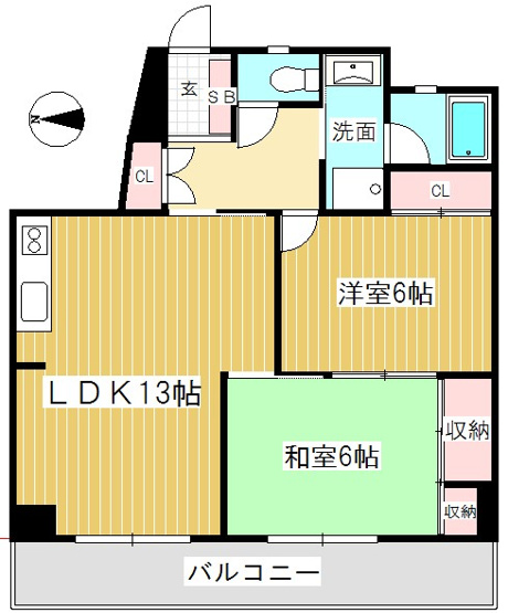 【間取り】 | ヤマコ第二ビル