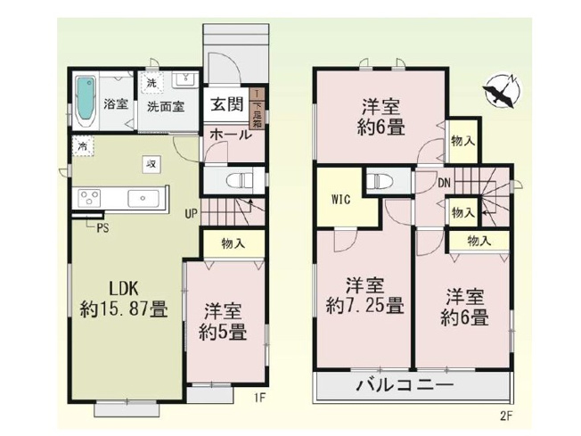 【間取り】 | 北本市東間第6　新築住宅 | ≪A号棟≫