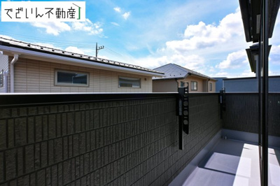 【バルコニー】 | 北本市東間第6　新築住宅 | ≪B号棟≫
現地(2026年8月撮影)
