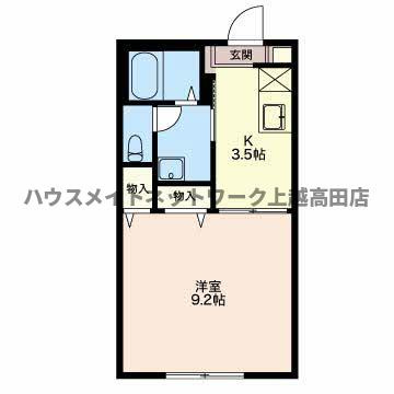 ヴィラージュⅤの間取り|間取図